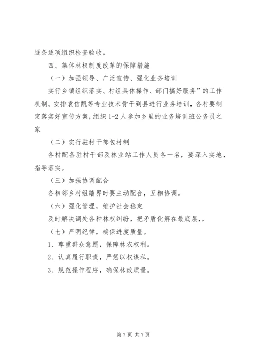 集体林权私有化实施方案 (6).docx