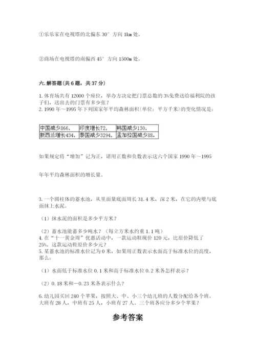 小升初数学期末测试卷（重点）.docx