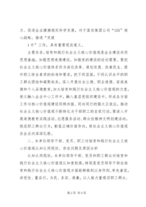 关于培育和践行社会主义核心价值观实践研究.docx