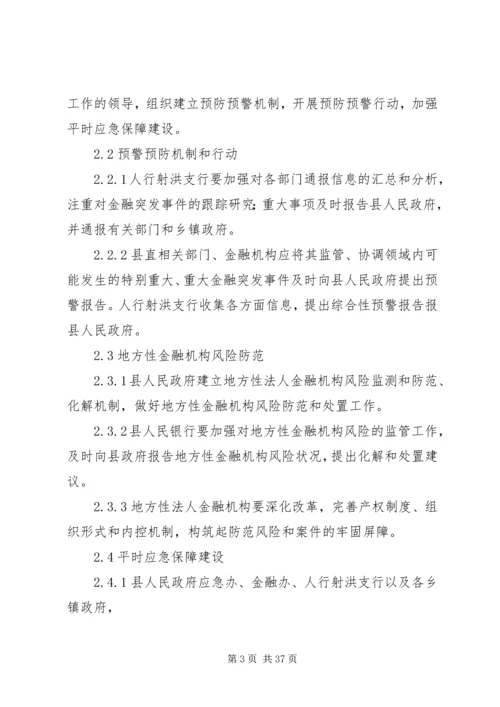 金融突发事件应急预案[范文模版].docx