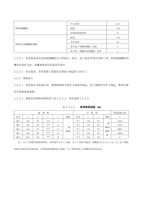 泵类设备安装标准工艺重点标准.docx