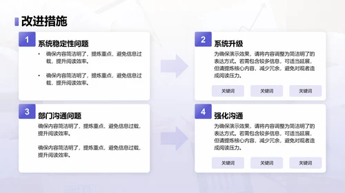 紫色商务风年度重点工作计划PPT模板