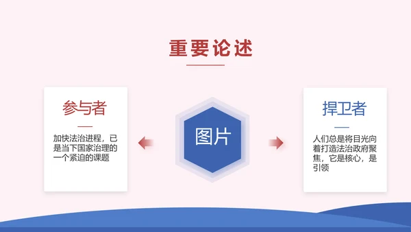 蓝色创意法律宣传知识动态PPT模板
