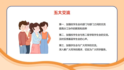 大学生学生会竞选主席通用PPT模板