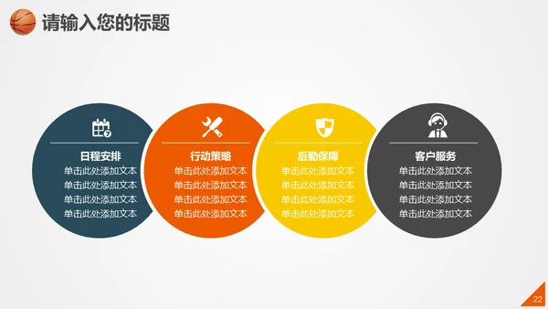 篮球比赛体育竞技通用PPT模板