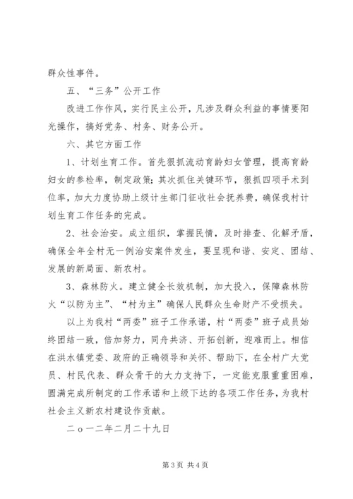 村党支部、村委会工作计划.docx