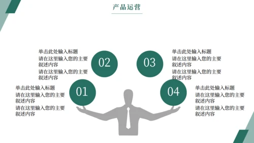 大气公司介绍企业简介画册通用PPT模板
