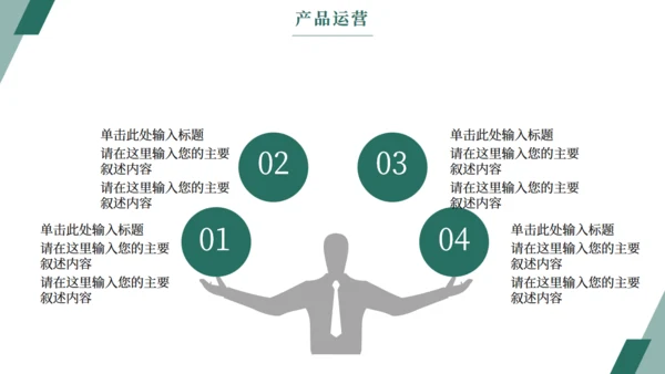 大气公司介绍企业简介画册通用PPT模板
