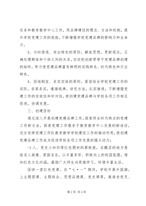 学校党建品牌创建活动报告 (5).docx