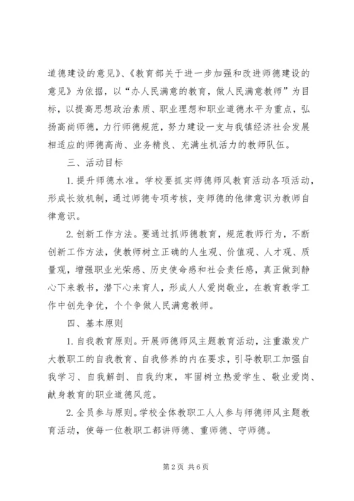 学习“修师德、正师风、铸师魂、提师能”心得体会 (2).docx