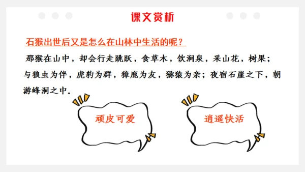 猴王出世课文导读剪纸猴通用PPT模板