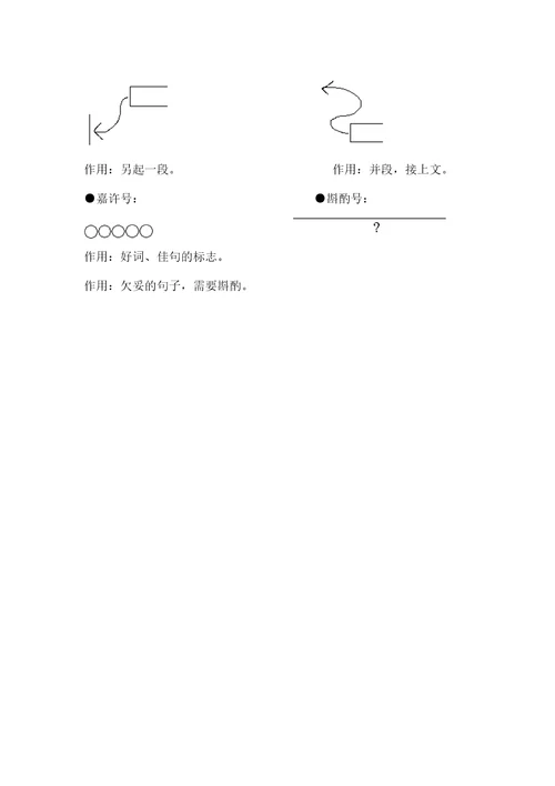 作文批改符号及其用法