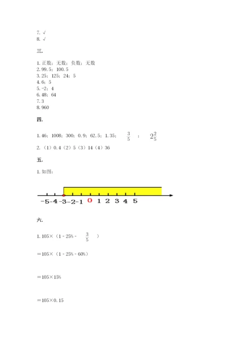 山东省济南市外国语学校小升初数学试卷【名校卷】.docx