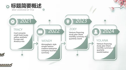 大气中国风乡村振兴扶贫脱贫动态PPT模板
