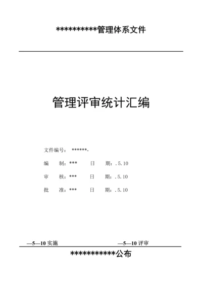 三标综合体系管理评审报告基础标准模板.docx