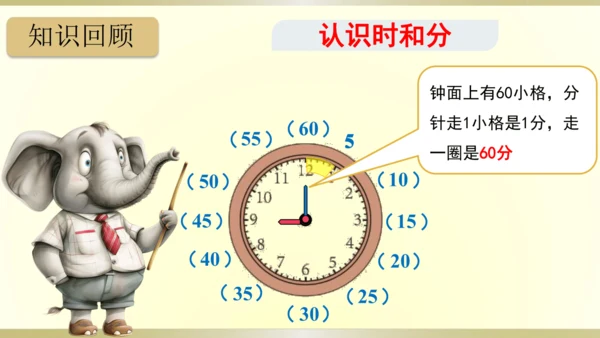 9.总复习（第7单元 认识时间 知识梳理）课件（共22张PPT）-二年级上册数学人教版