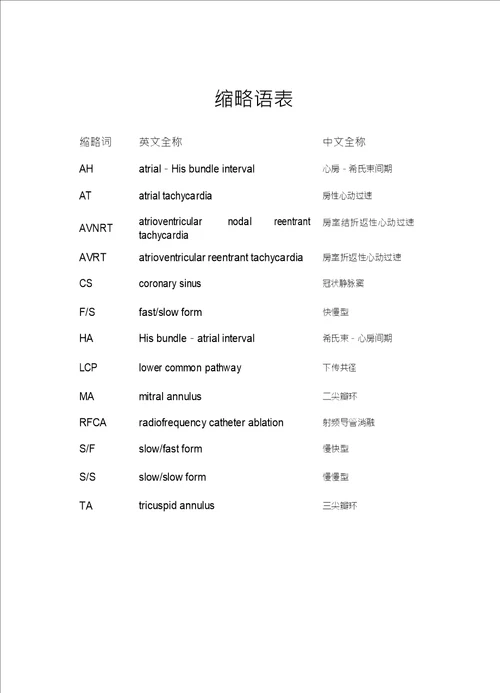 多型房室结折返性心动过速的机制和射频导管消融治疗内科学心内专业毕业论文