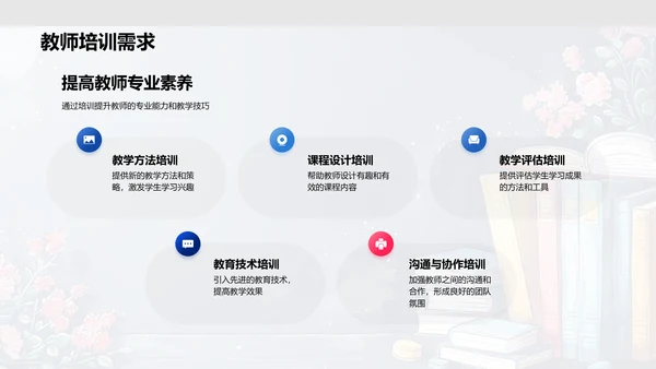 季度教学报告PPT模板