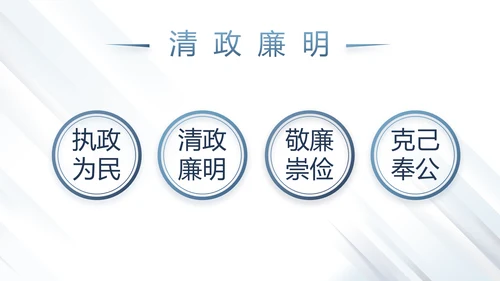 蓝色大气公安警察派出所演讲动态PPT模板