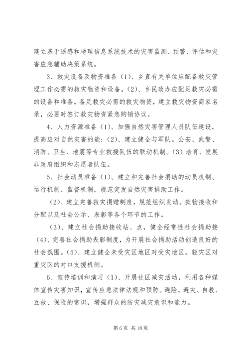 XX街道自然灾害救助应急预案 (4).docx