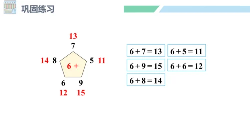 新人教版数学一年级上册8.5 练习二十一课件（25张PPT)