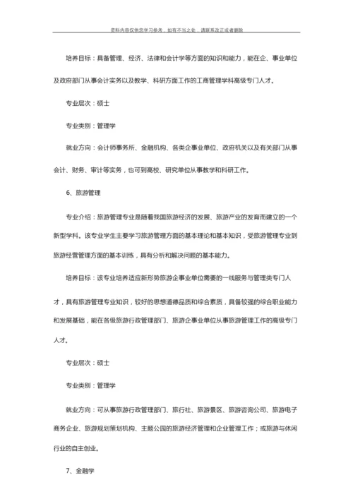 【精品】十大考研热门专业.docx