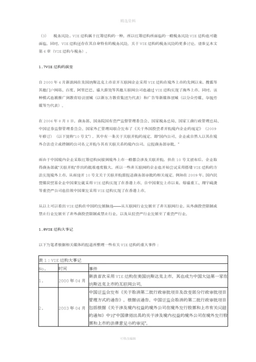 VIE结构相关法律问题分析.docx