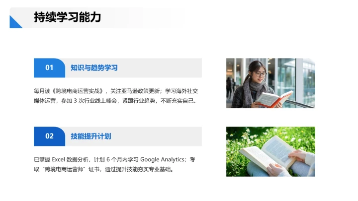 英语专业大学生求职综合展示大学生个人能力展示通用PPT模版