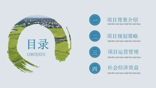 建设美丽乡村乡村振兴项目计划书通用PPT模板