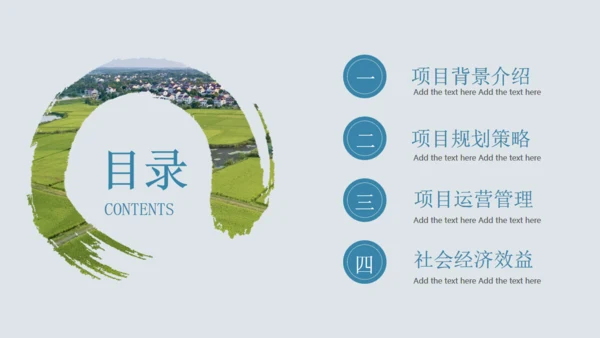 建设美丽乡村乡村振兴项目计划书通用PPT模板