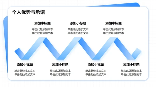 蓝色插画风班委学委竞选述职报告PPT模板