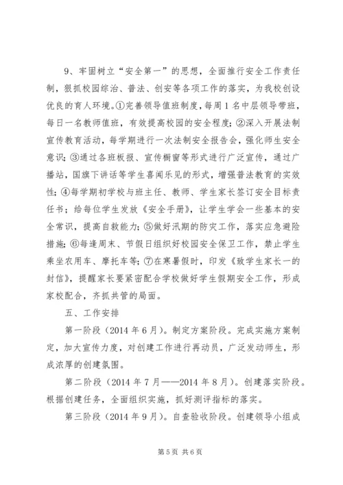 饶峰小学创建文明校园实施方案 (3).docx