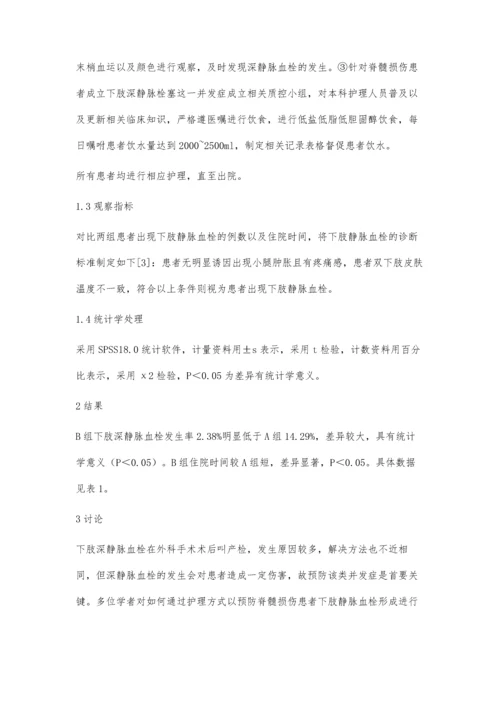 脊髓损伤患者下肢深静脉血栓形成的护理干预.docx