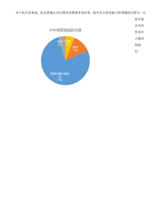 广东群众对中美贸易战看法调研研究报告.docx