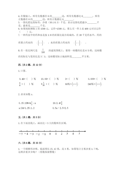 小学六年级数学毕业试题及参考答案（b卷）.docx