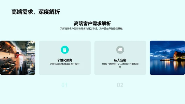 高端旅游定制策略PPT模板
