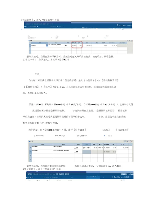 金蝶系统总账日常处理业务知识