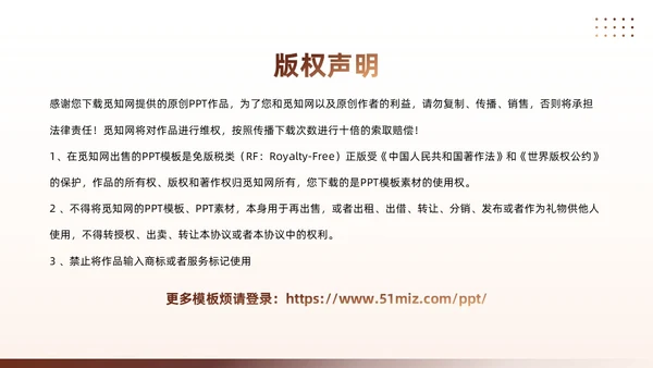 棕色简约风团队管理经验分享PPT模板