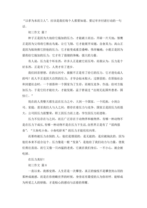 初三作文锦集10篇.docx