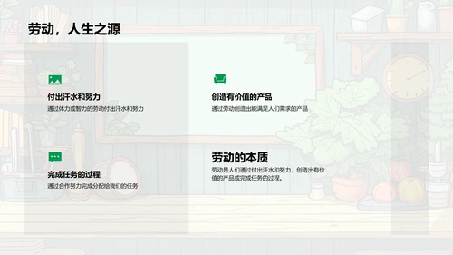 劳动教学实务PPT模板