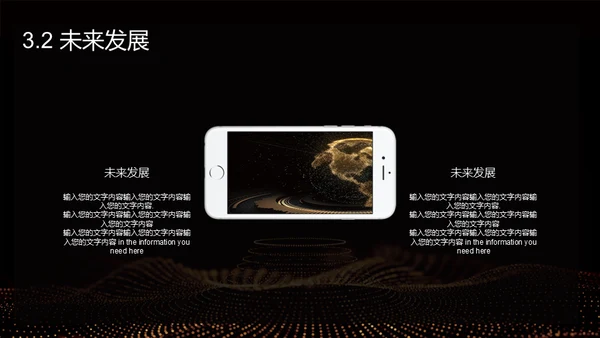 黑金奢华创业计划书通用PPT模板