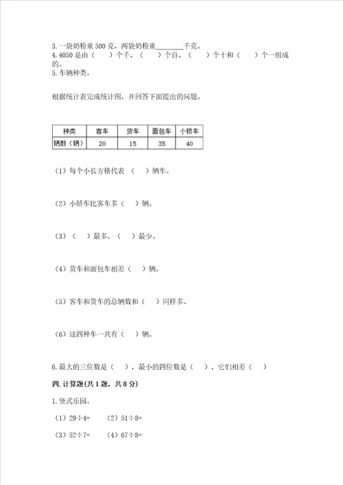 小学二年级下册数学 期末测试卷附完整答案【易错题】