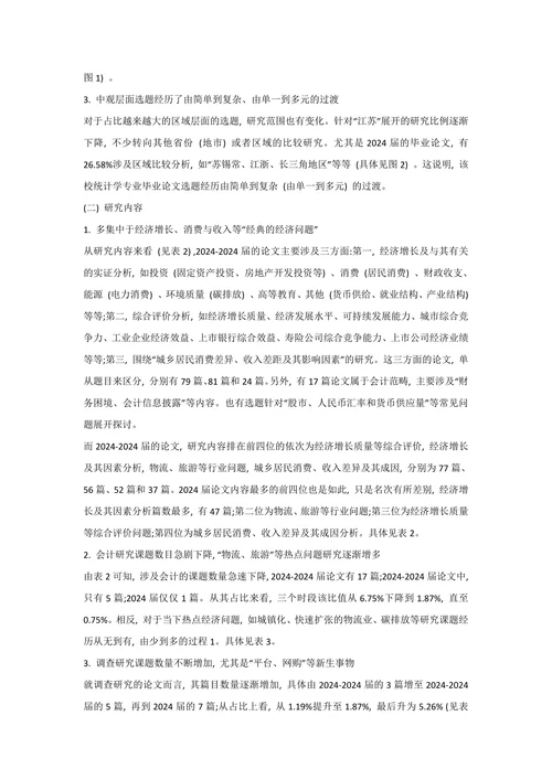 统计学本科毕业论文现状及存在问题探讨