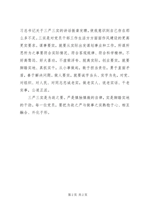学习三严三实自我检查 (6).docx
