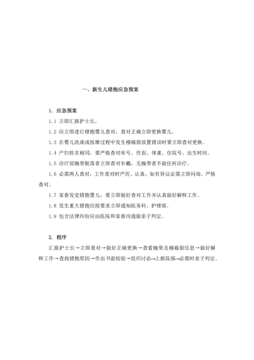 新生儿管理与急救应急专题预案.docx