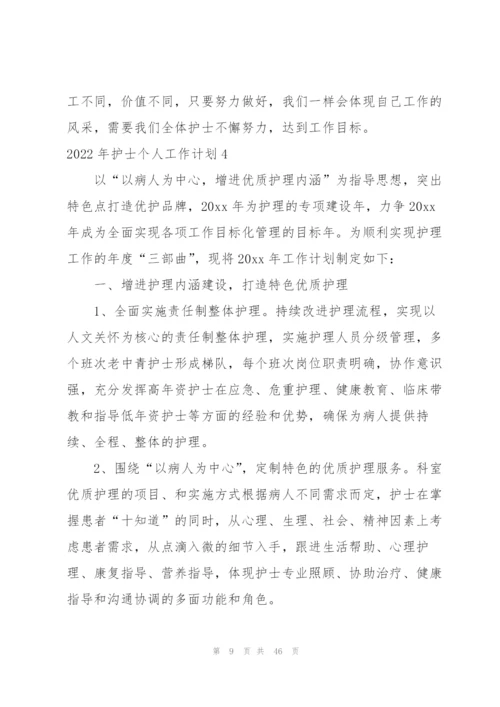 2022年护士个人工作计划.docx