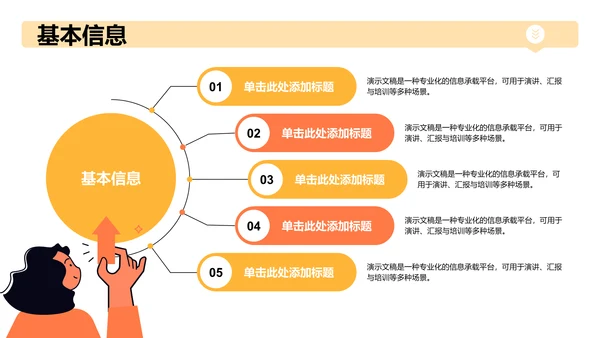 黄色3D风入职自我介绍PPT