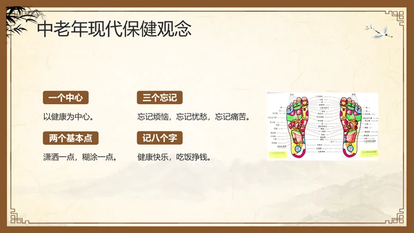 棕色复古中医经络养生PPT模板宣传PPT动态PPT