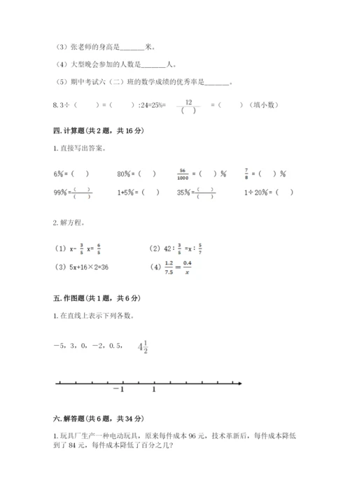 石家庄市郊区六年级下册数学期末测试卷最新.docx