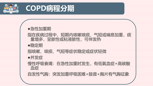 COPD慢性阻塞性肺部疾病患者护理查房PPT模板